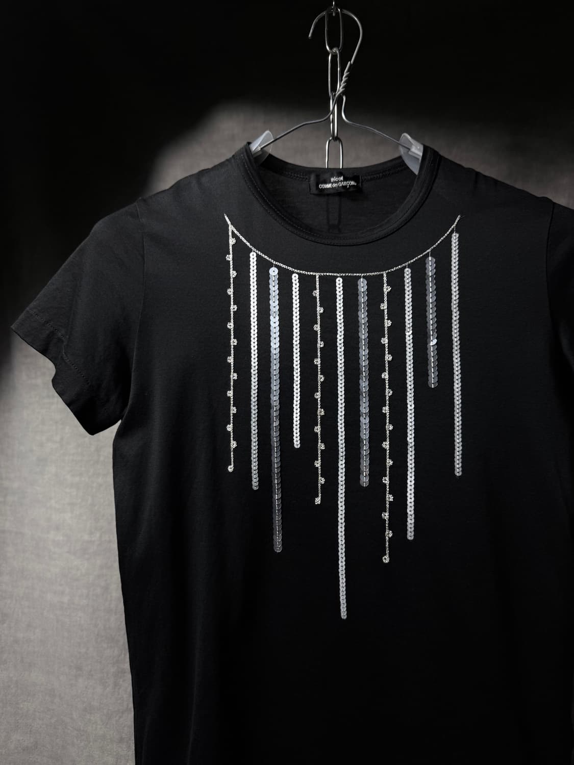 Tricot COMME des GARCONS Sequin T-Shirt 상품이미지2