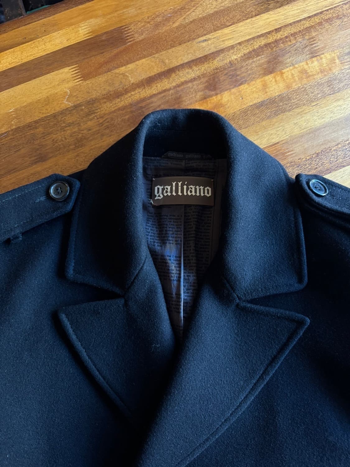 존 갈리아노 펠트울 피코트 100 상품이미지4