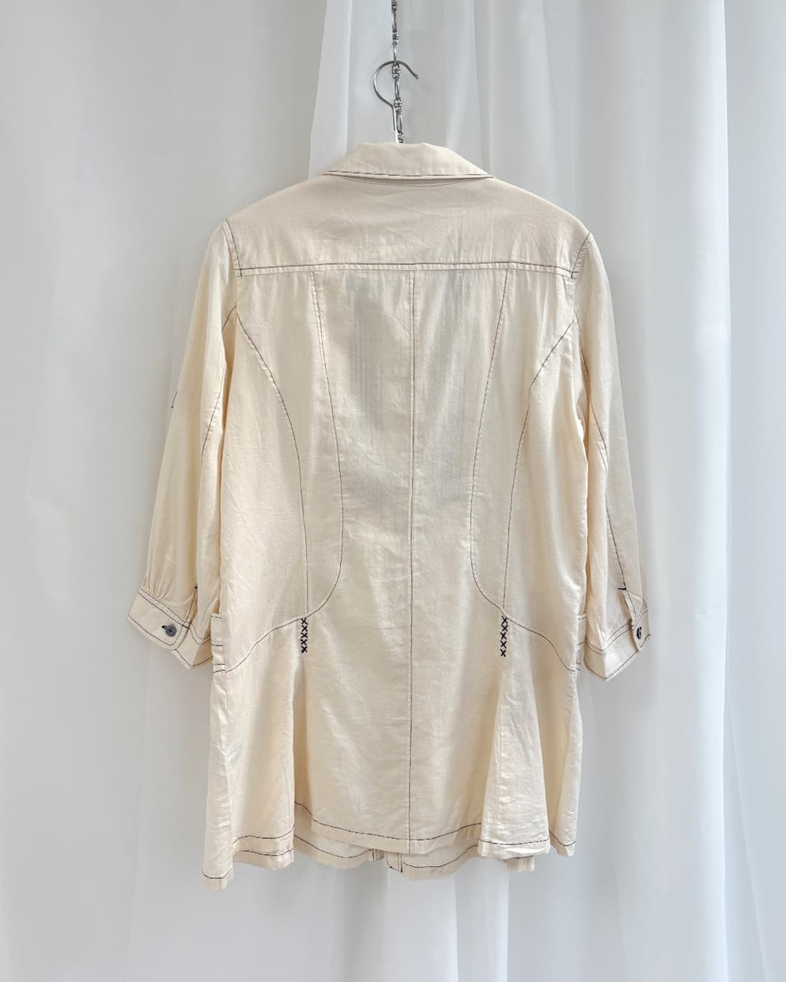 모어 버터 빈티지 디테일 원피스 재킷 상품이미지2