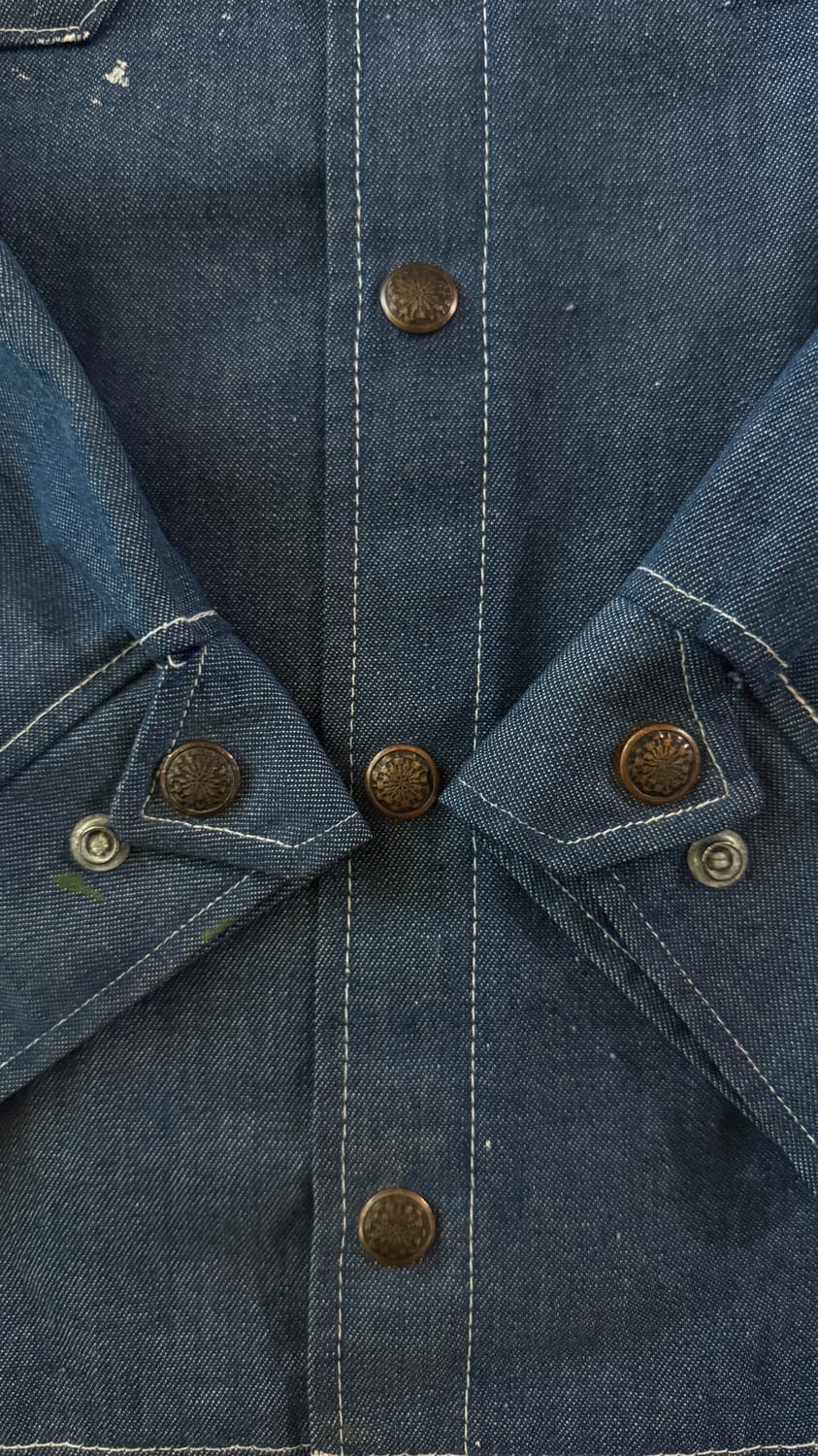 70s JC Penney painting denim shirt 상품이미지5