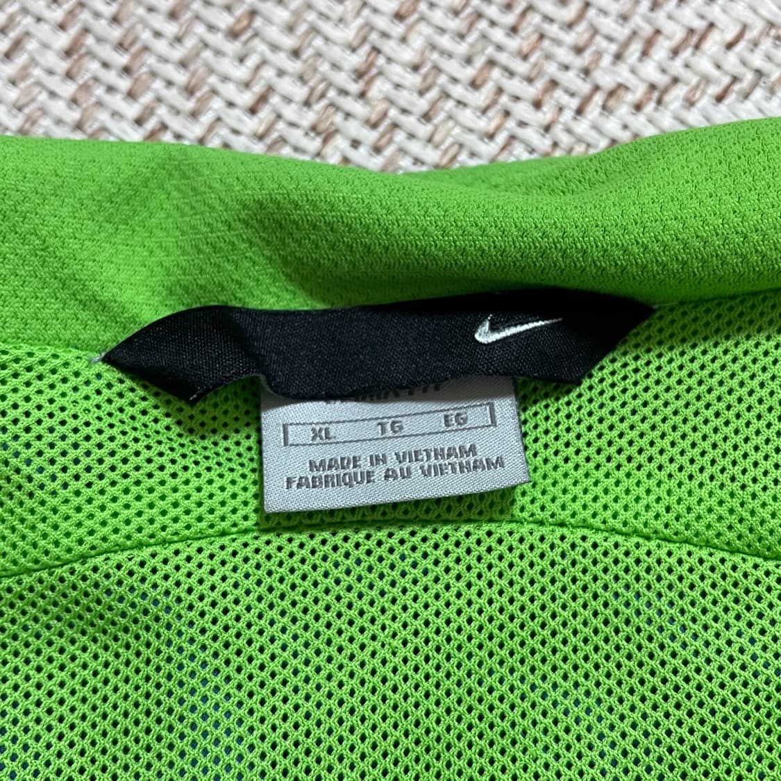 [정품] 나이키 블루 화이트 안감그린 바막 집업 [ XL ] 상품이미지5