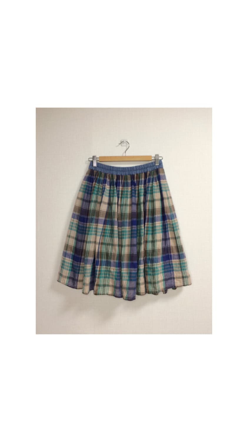 Niko and 니코앤드 체크 밴딩 스커트 상품이미지1