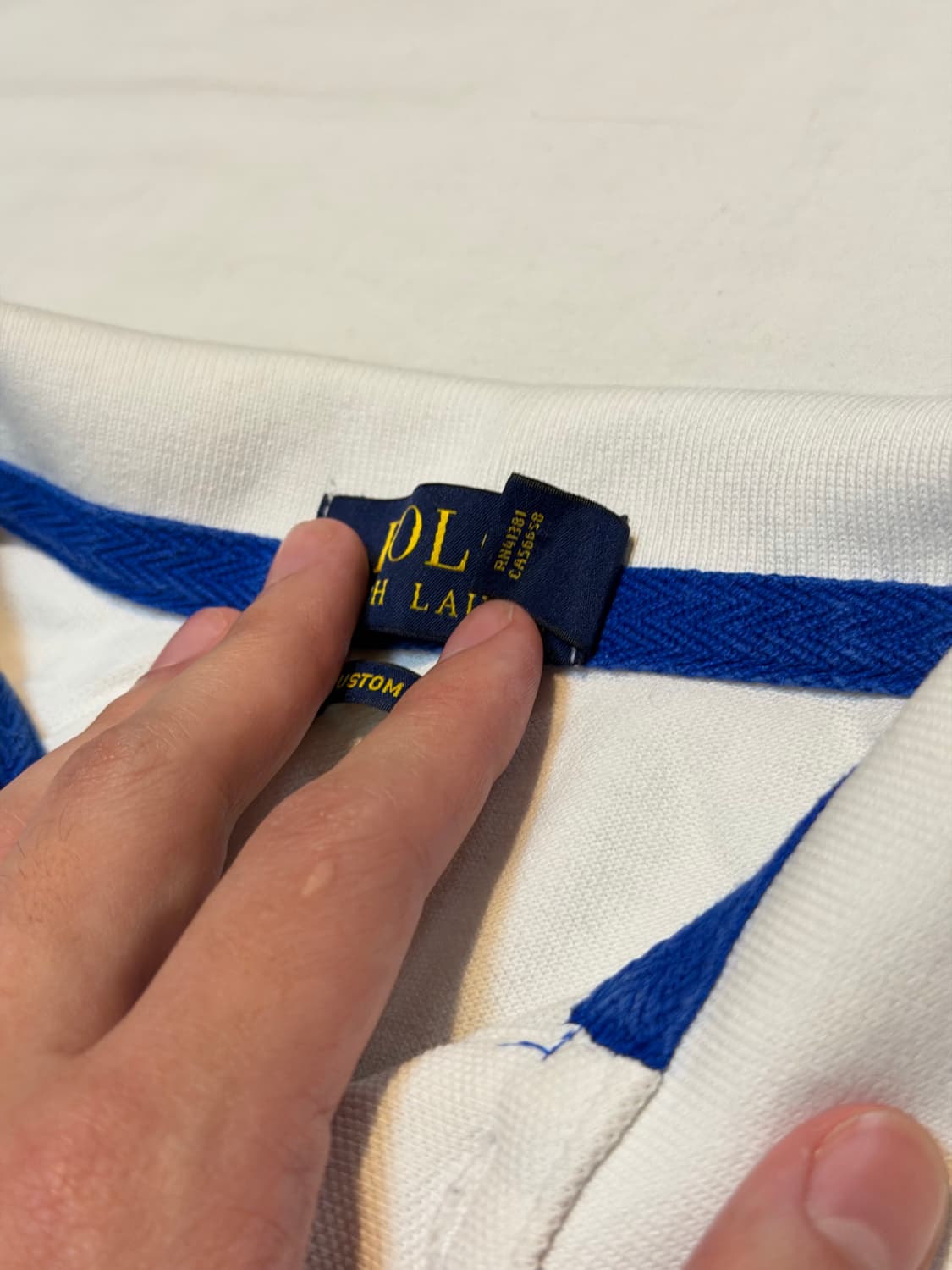 폴로 랄프로렌 빅포니 치프키프 카라티 화이트 상품이미지3