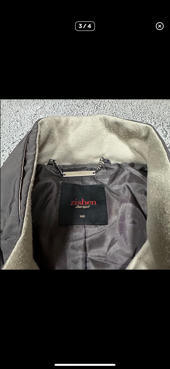  (바배) 지센 차콜 바람막이 자켓 상품이미지3