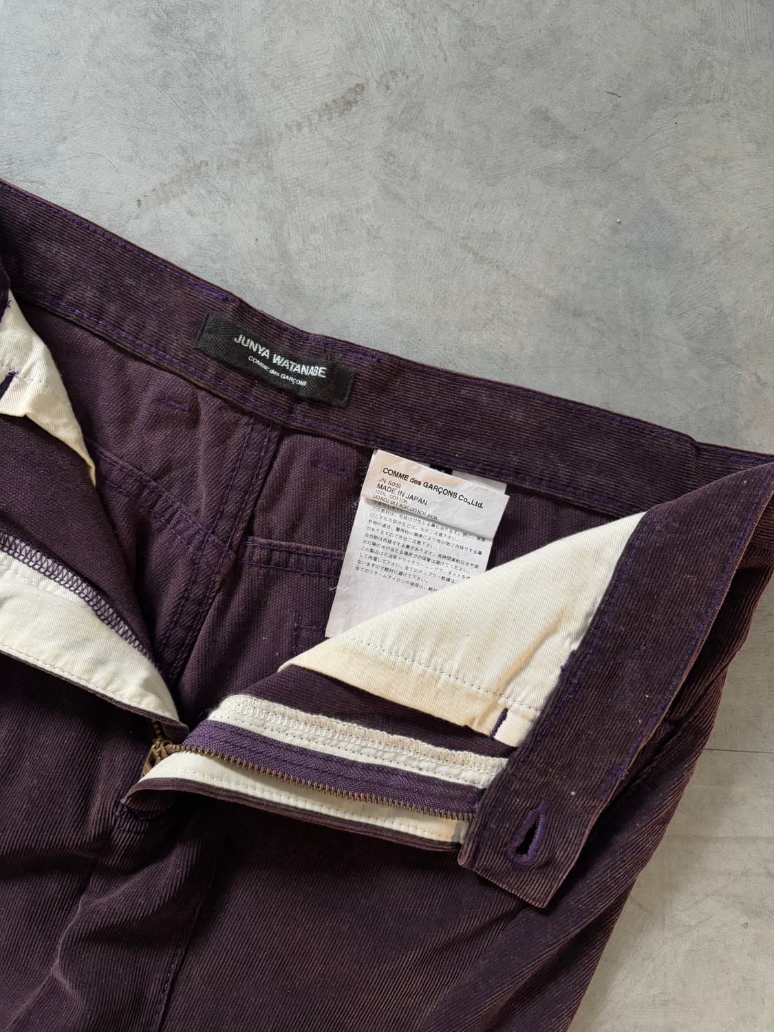 Junya Watanabe 준야 와타나베 퍼플 팬츠 스커트 상품이미지4