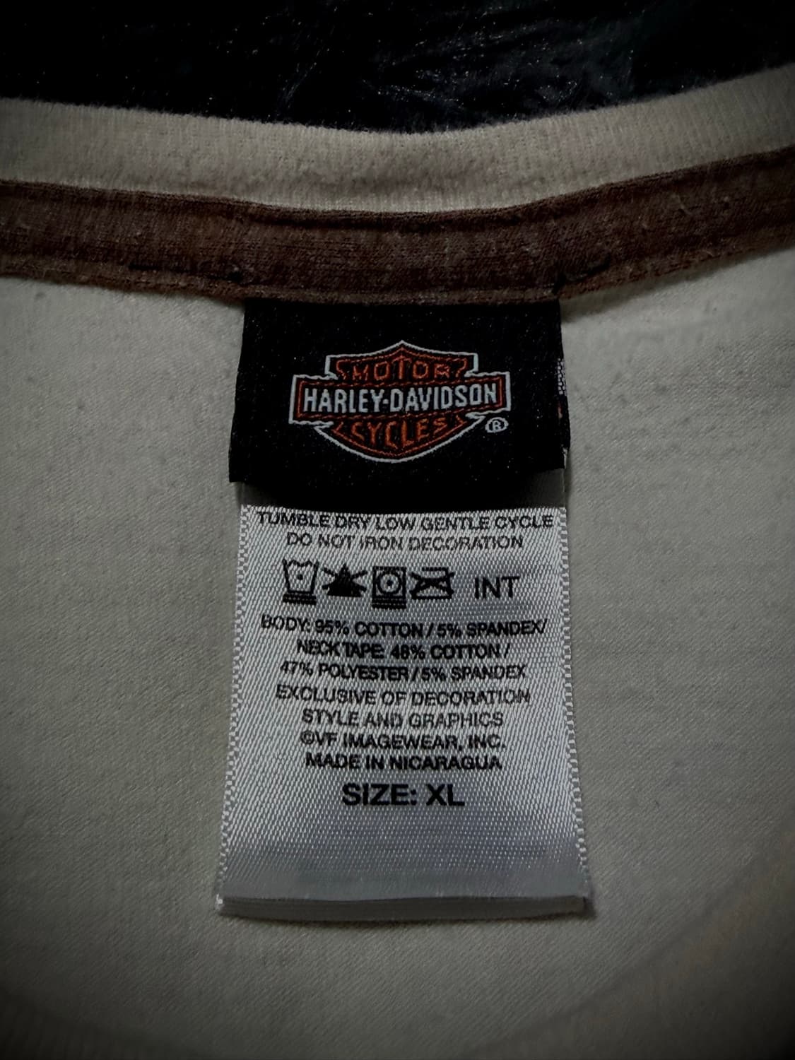 HARLEY DAVIDSON 라인스톤 로고 그래픽 반팔 티셔츠 상품이미지9