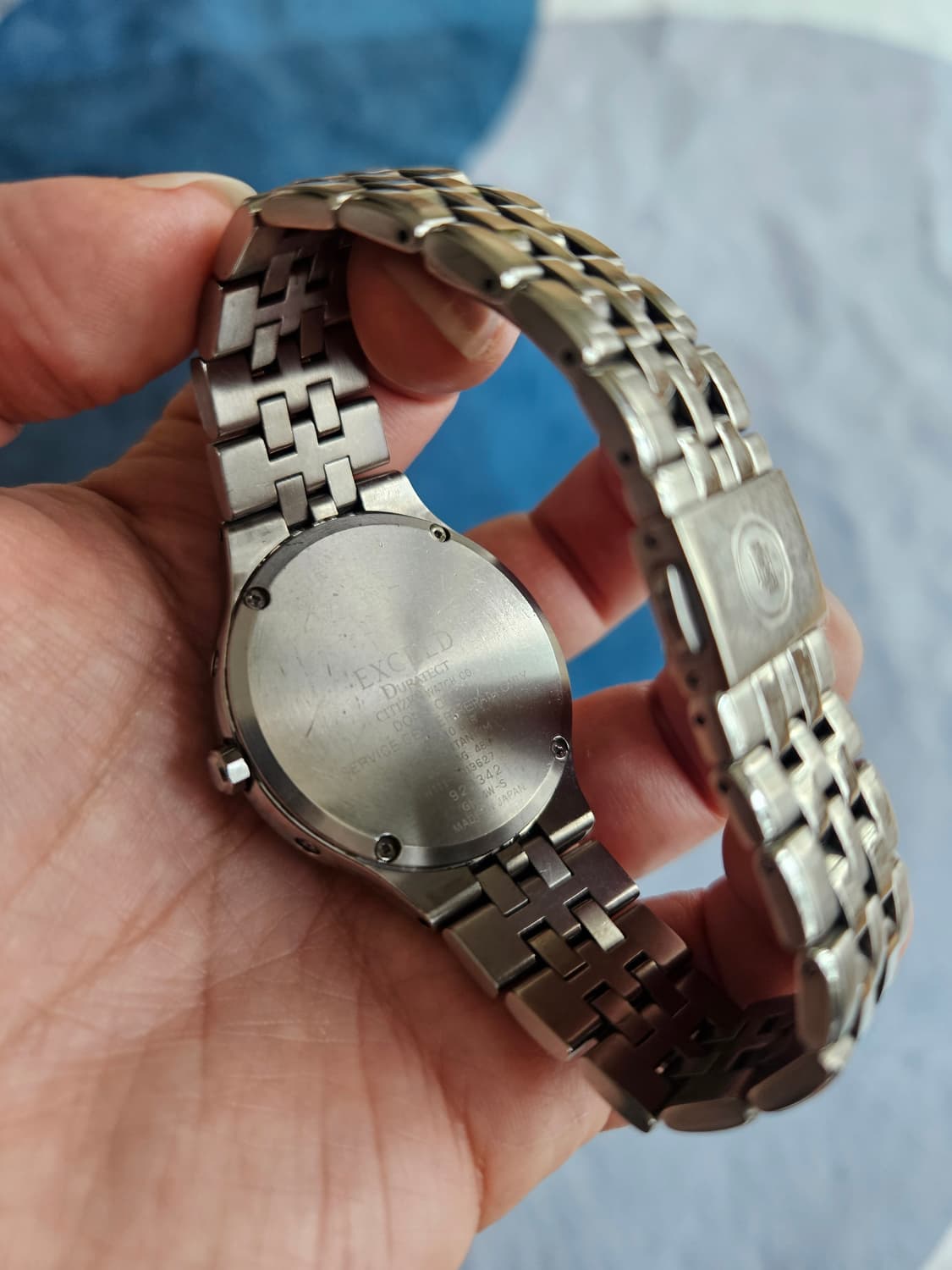 2009s 시티즌 엑시드(EXCEED) 에코 드라이브 전파 티타늄 시계 상품이미지4