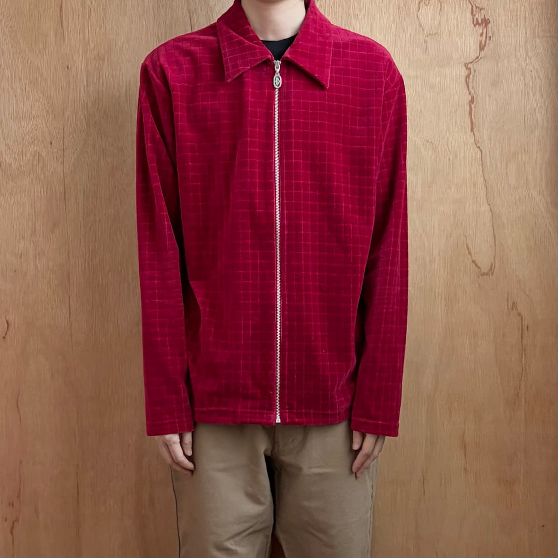 캐서린햄넷 벨루어 집업 자켓 상품이미지1