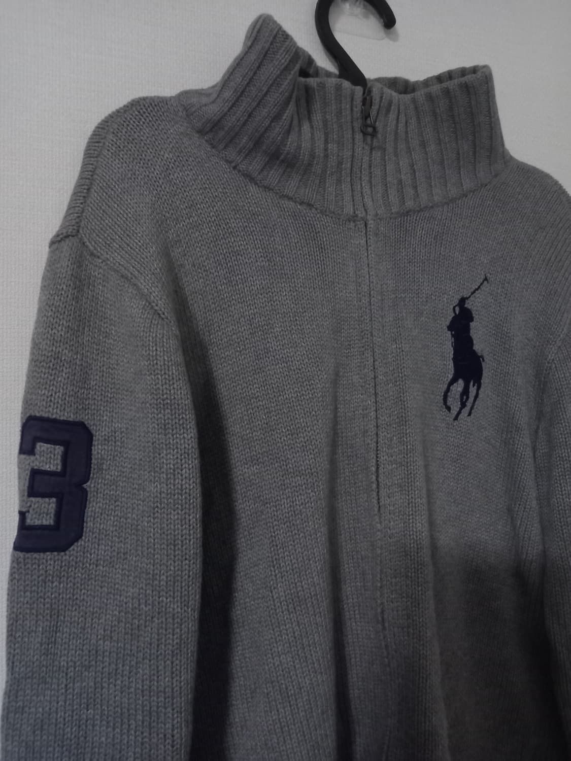 폴로 POLO 빅포니 니트집업 105/XL 상품이미지2