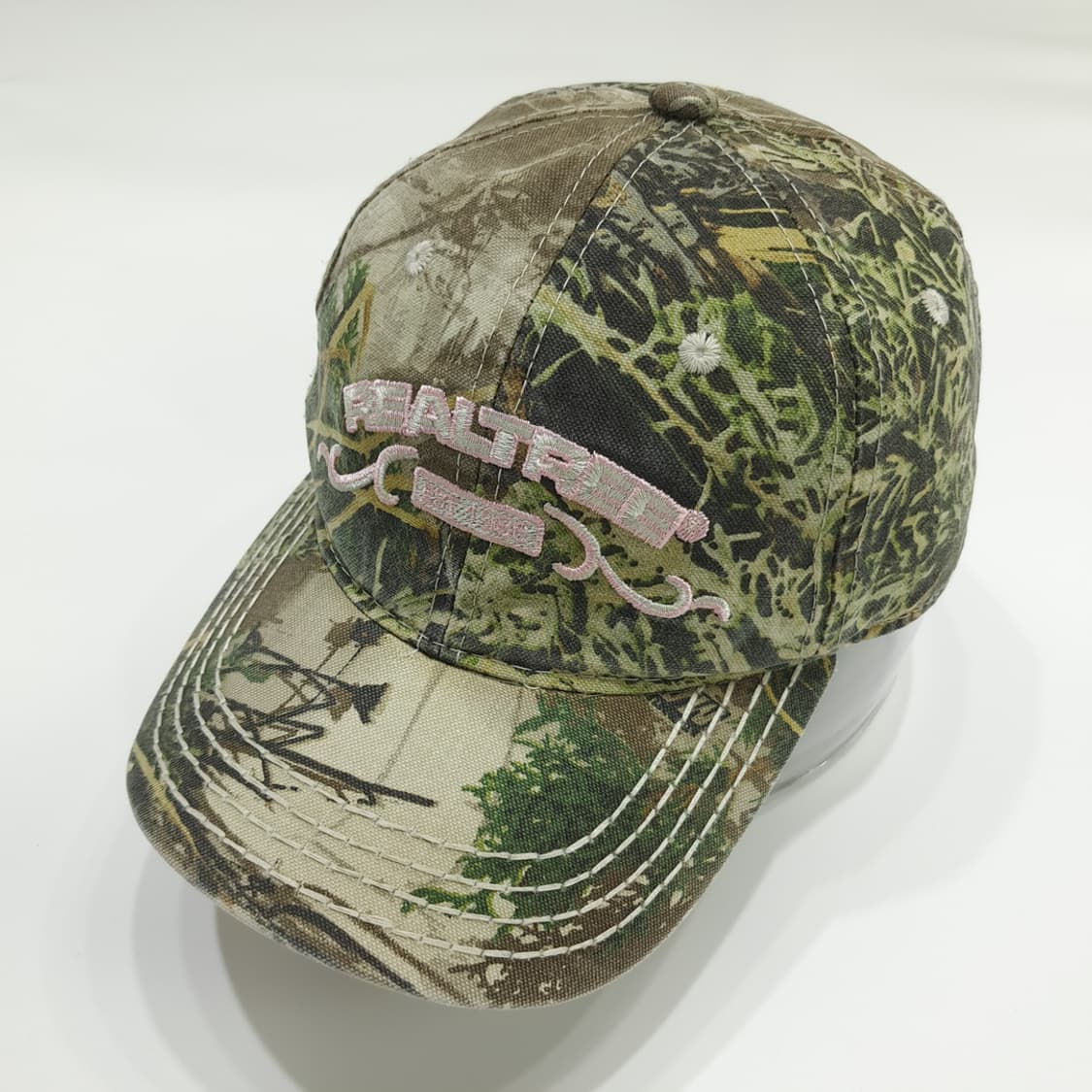 Realtree Camo Pink Stitch Cap P1542 상품이미지2