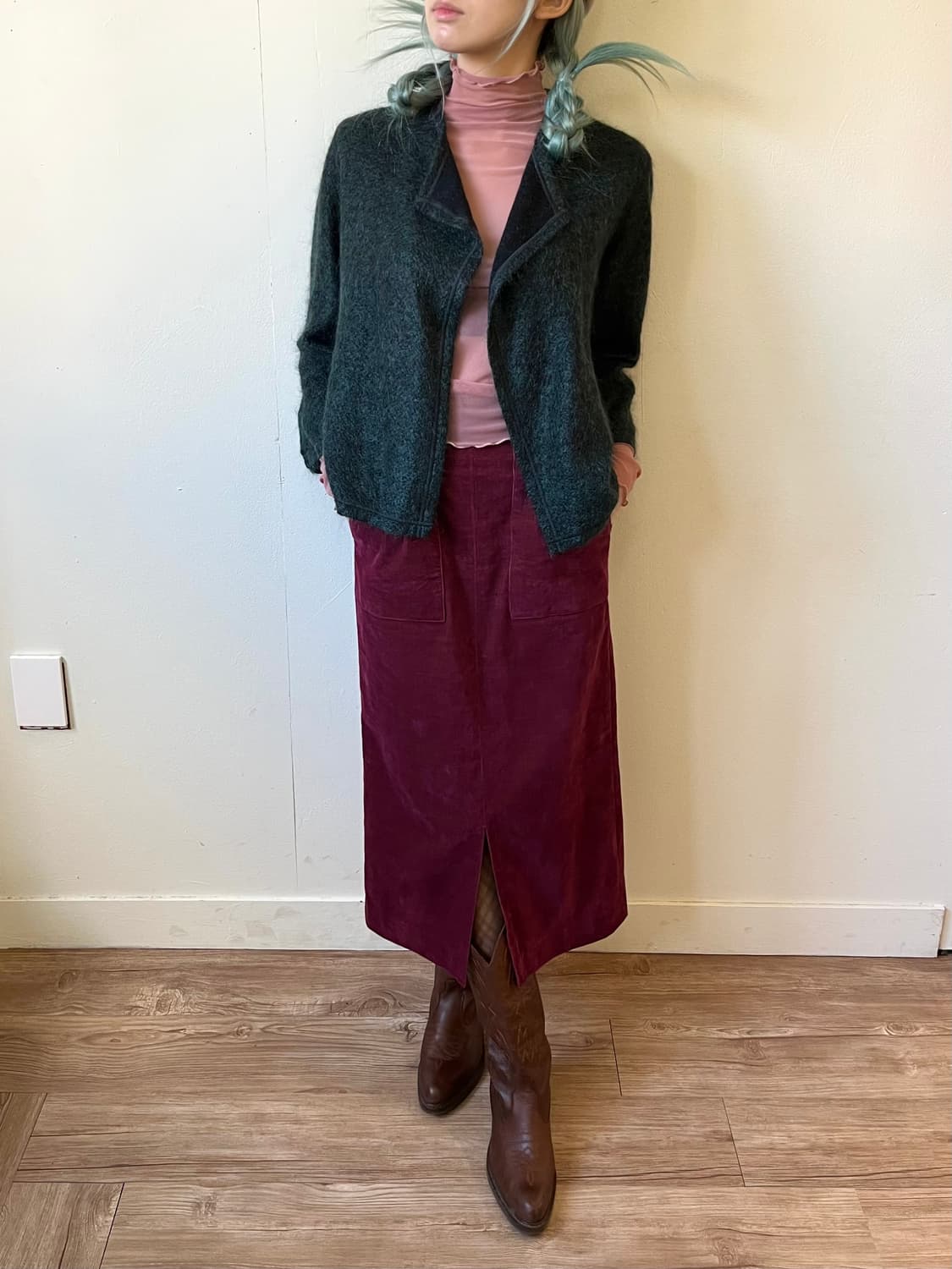 CREE LUXUS 모헤어 가디건 상품이미지7