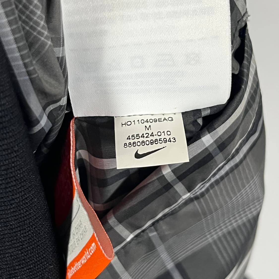 [NIKE] 나이키 리버시블 체크 배색 바람막이 후드집업 상품이미지8