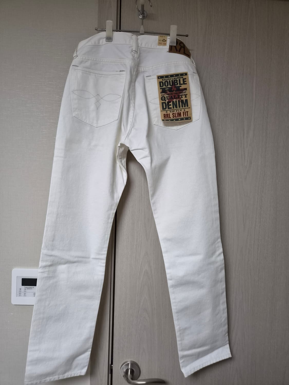 더블알엘 RRL 화이트 에크루 팬츠 상품이미지3