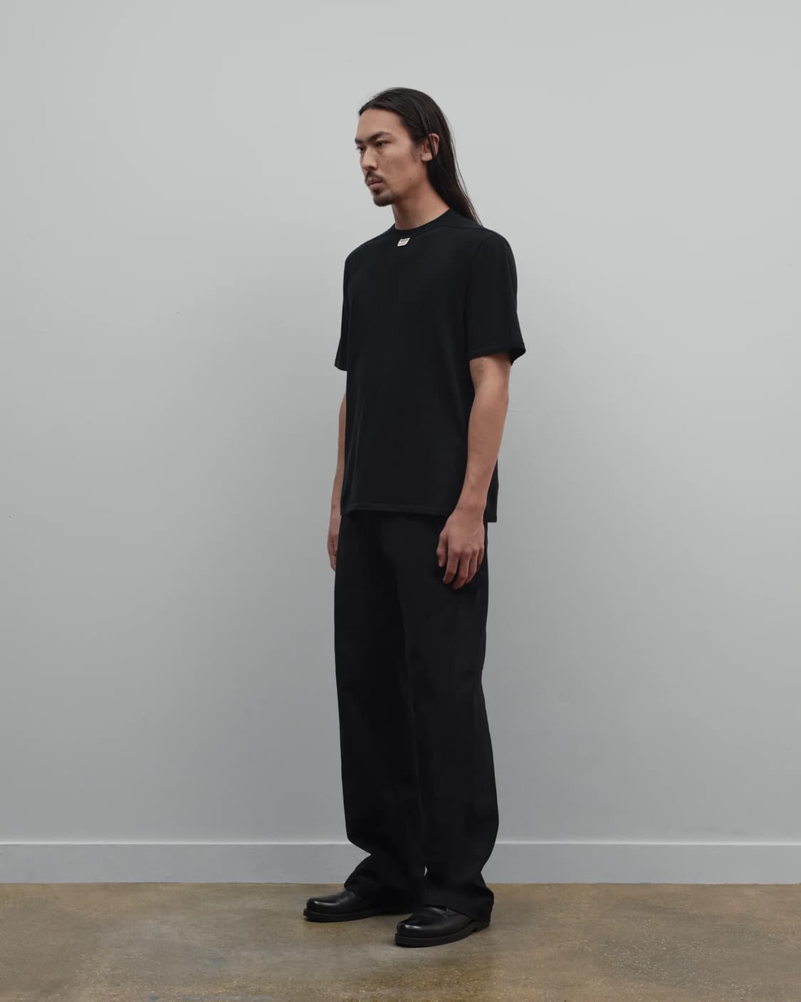 [M,L]커미션 25fw Reversed 티셔츠/블랙 상품이미지3