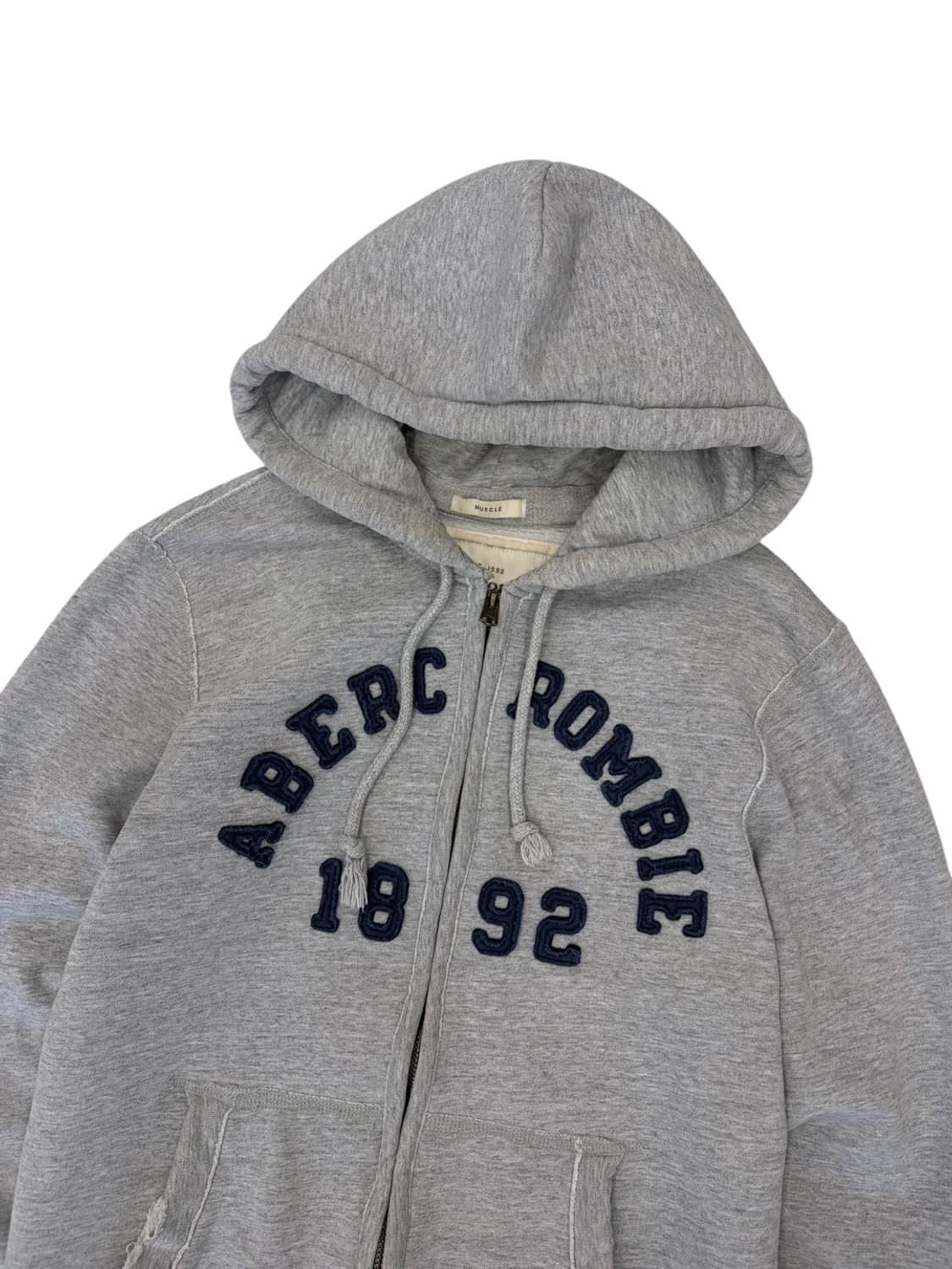 아베크롬비 그런지 빈티지 후드집업 그레이 (M/국내95~100) 상품이미지2
