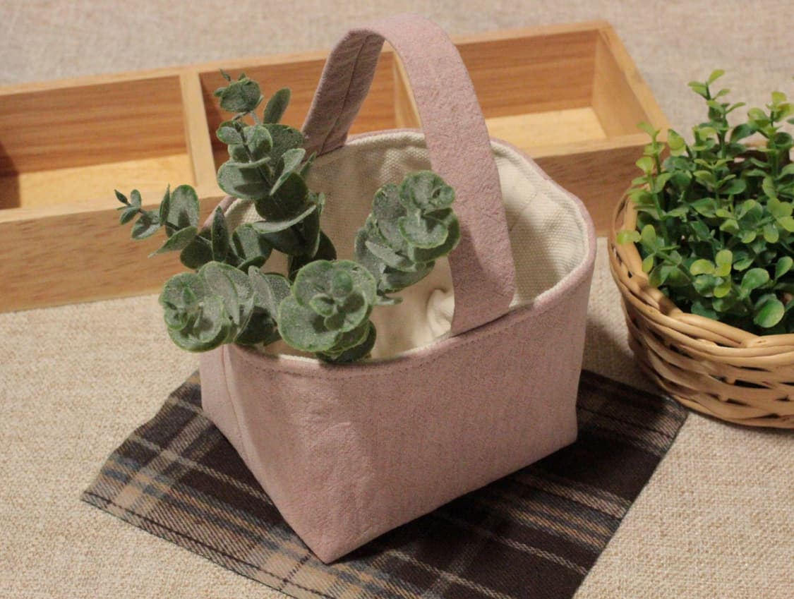 핸드메이드 미니 패브릭 바구니 상품이미지5