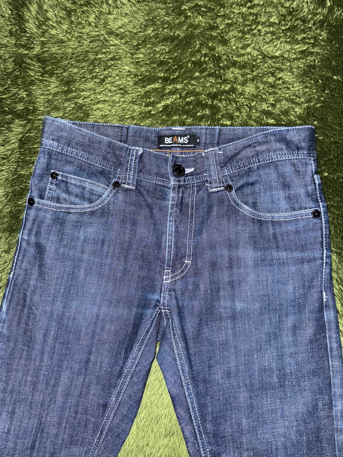 [M] BEAMS JAPAN 빔즈 집포켓 디테일 데님 팬츠 인디고 상품이미지6