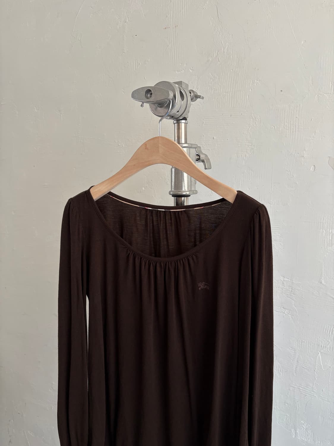 버버리 블루라벨 브라운 셔링 슬리브 상품이미지2