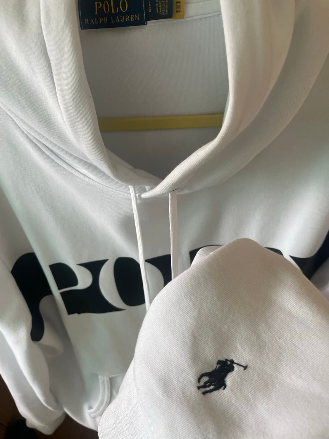 폴로 빅로고 후드티 상품이미지3