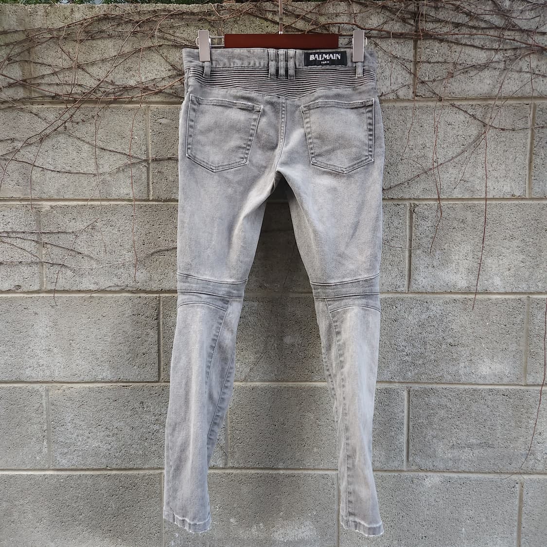 [28] BALMAIN 그레이 바이커 데님팬츠 상품이미지5