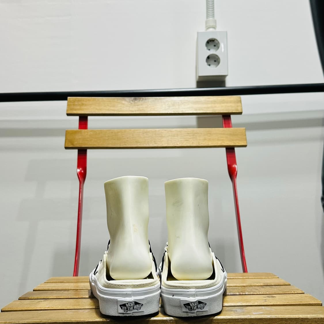 245) 반스 슬립온 여성 여자 신발 체커보드 뮬 스니커즈 상품이미지4