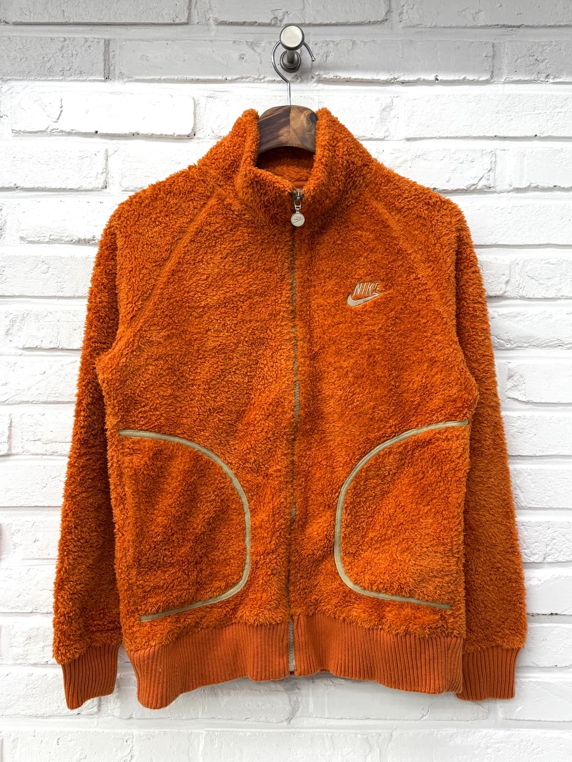 나이키 오렌지 플리스 자켓 상품이미지3