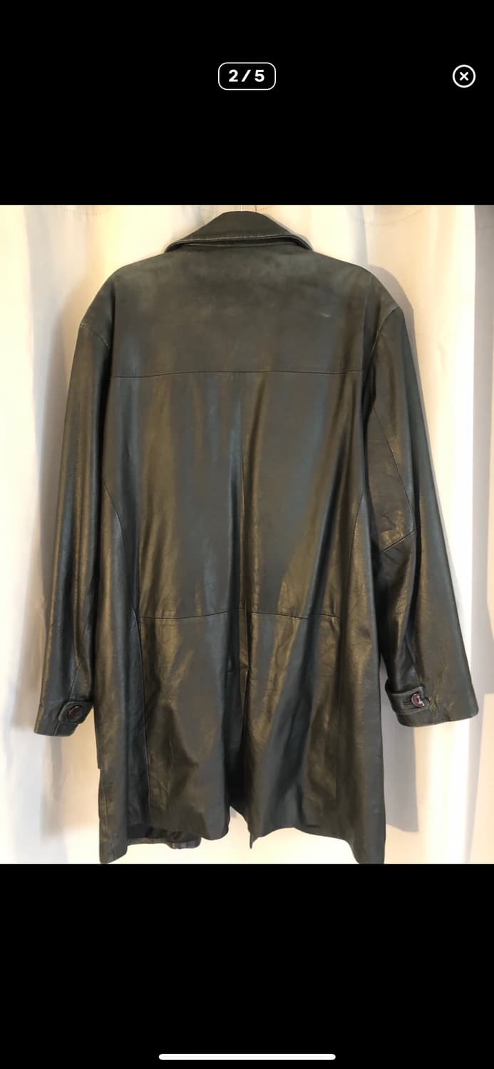 빈티지 레더코트 상품이미지3