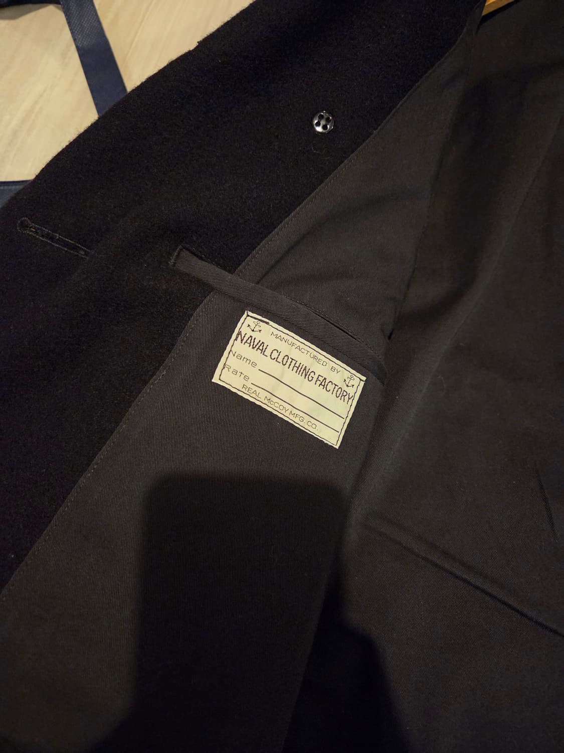 리얼맥코이 u.s 네이비 피코트 새상품급 판매합니다 상품이미지5