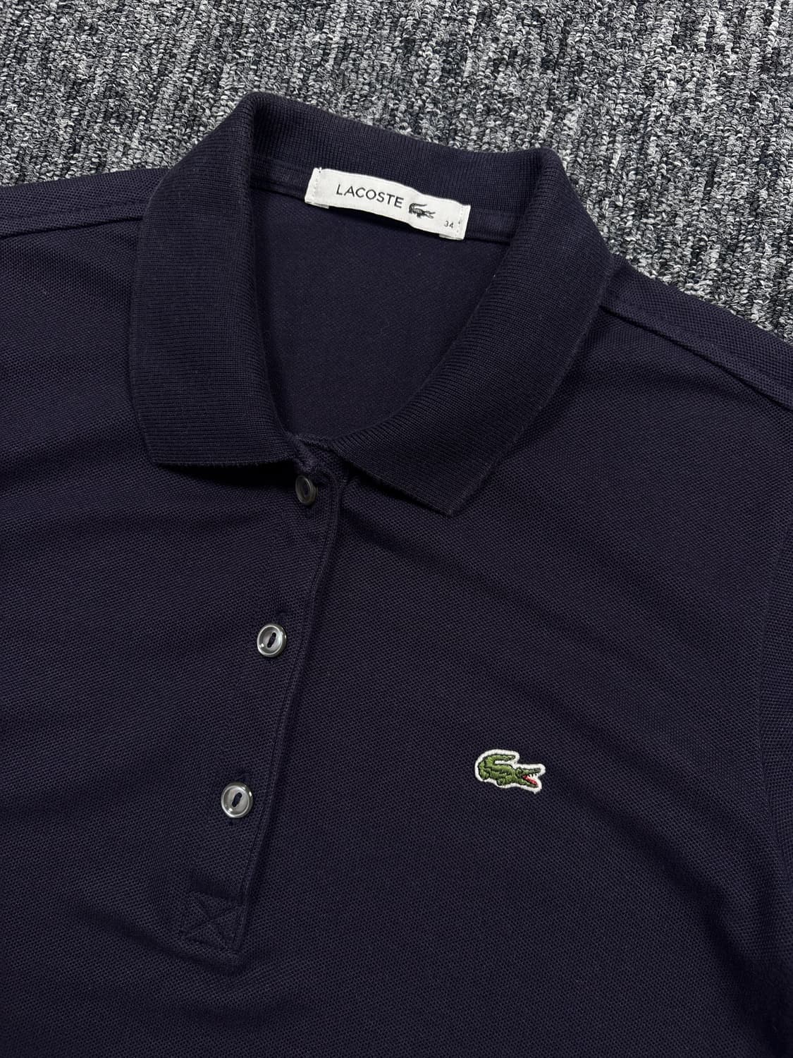 라코스테 네이비 카라 반팔 원피스 상품이미지5