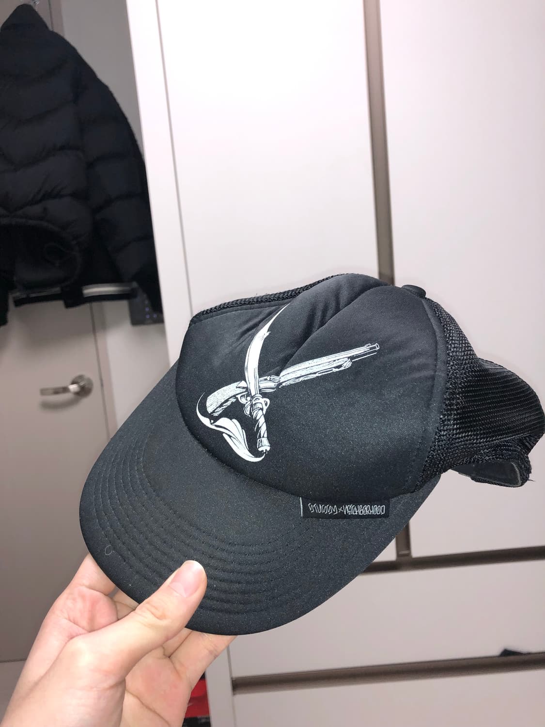 스투시 x 네이버후드 메쉬캡  상품이미지1