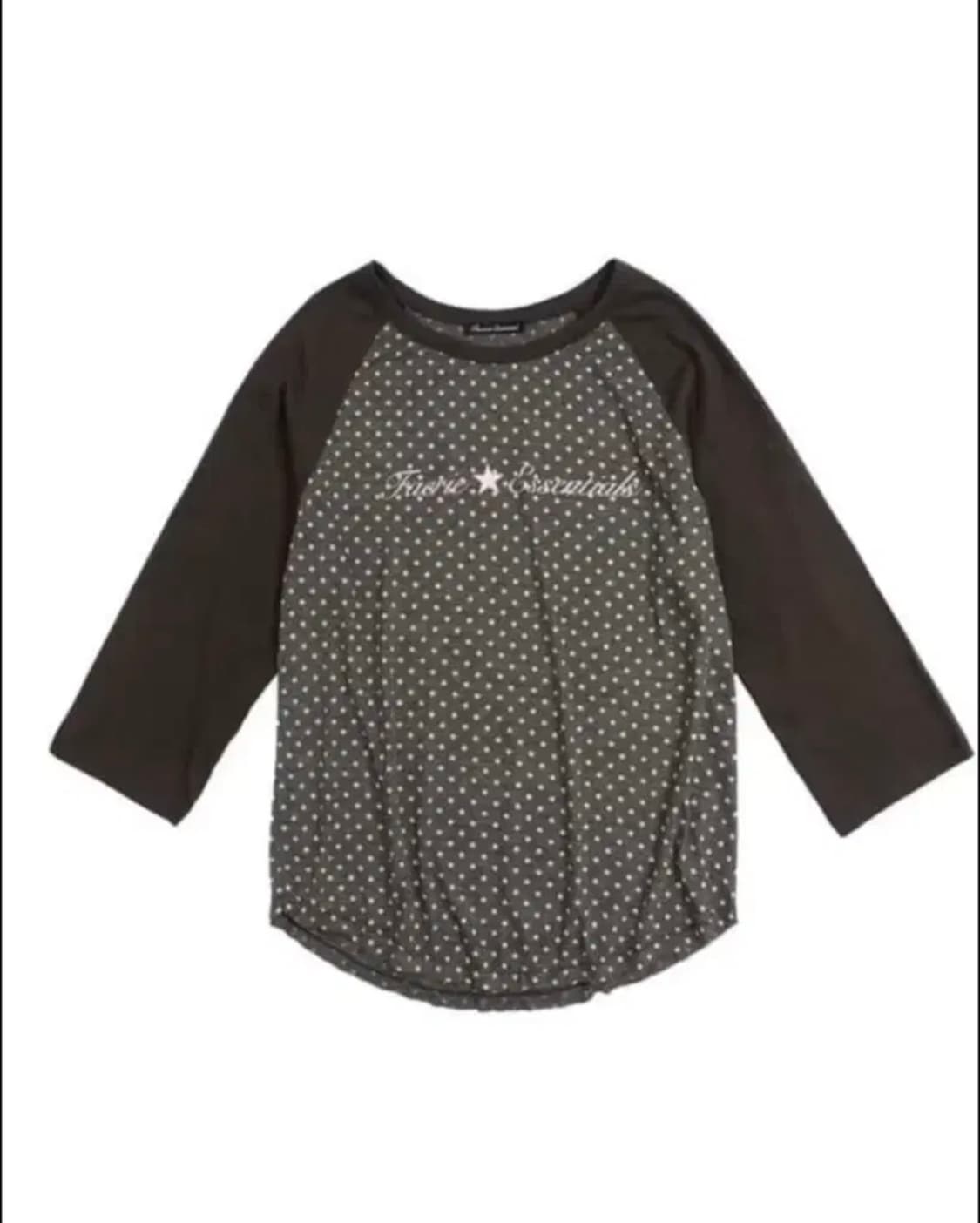 샵페어리 도트 탑 챠콜 상품이미지1