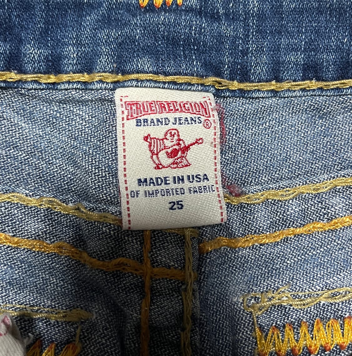 트루릴리전 세미부츠컷 플레어진 데님 팬츠 청바지 25 상품이미지8