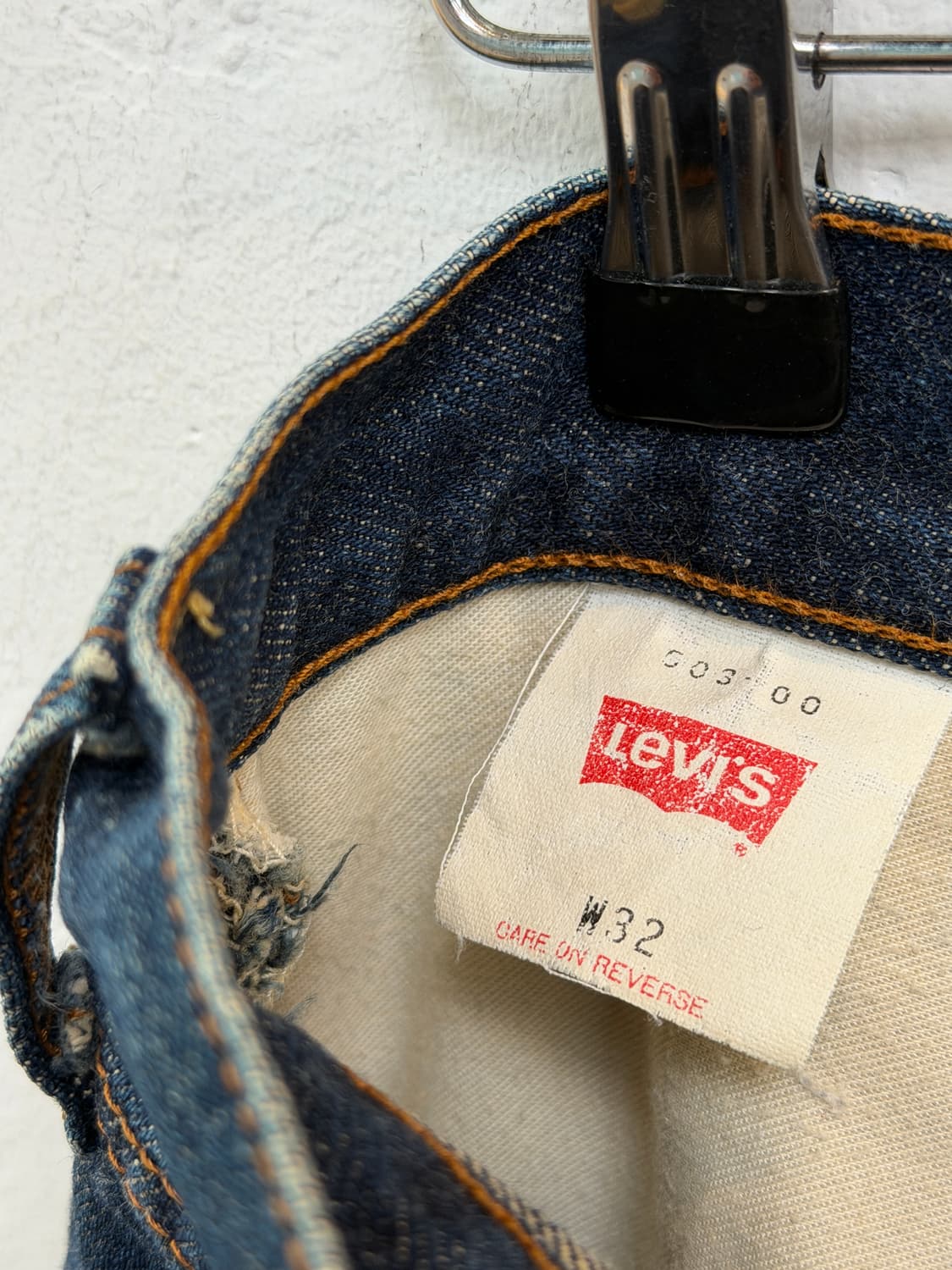 Levis 503 리바이스 90s 재팬 데님 팬츠 W32xL36 상품이미지5