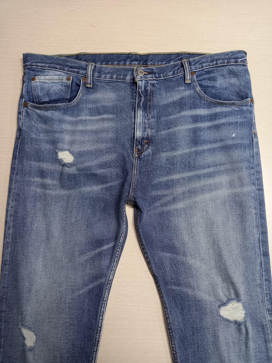 39 리바이스512 멕시코 데미지워싱 스판 슬림일자진 39-11 상품이미지3