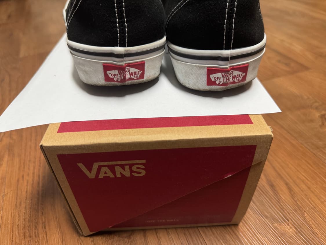 반스 어센틱 블랙 / 285사이즈 / 박스O 상품이미지5