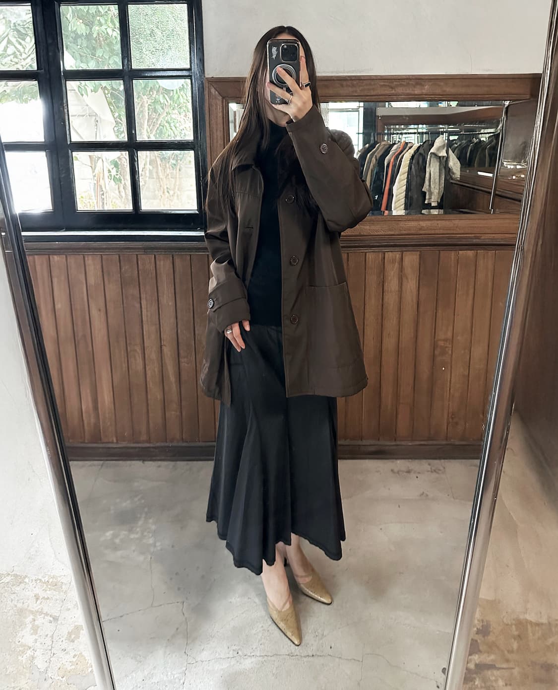 ISSEY MIYAKE panel flare skirt 상품이미지3