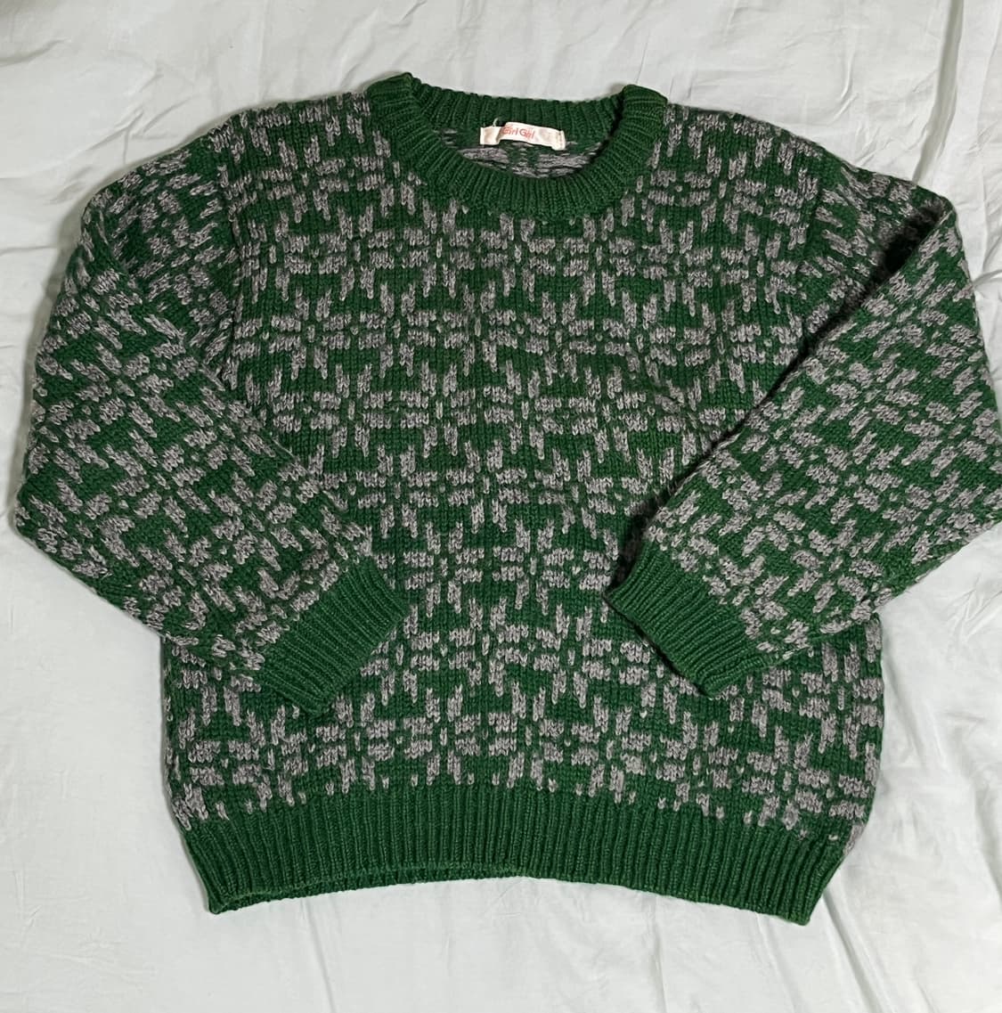 빈티지 패턴 니트 상품이미지1