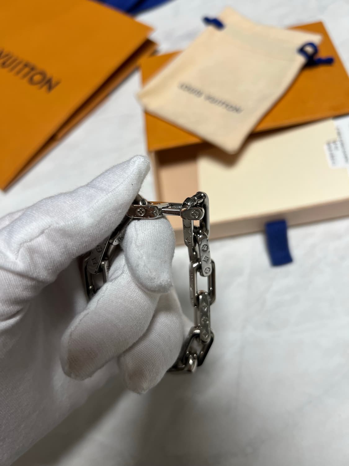 [M] 루이비통 버질아블로 모노그램 체인 팔찌 상품이미지4