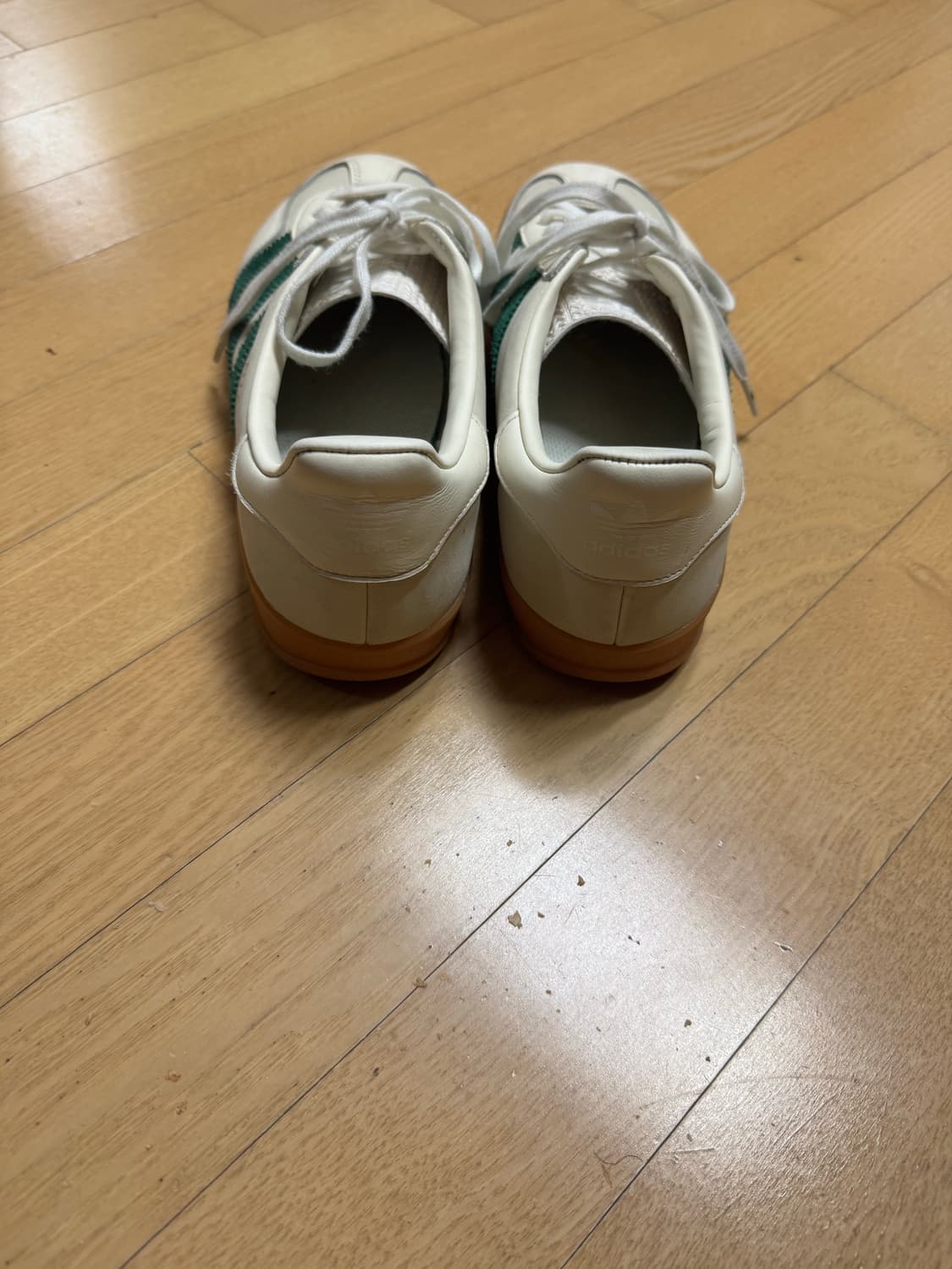 아디다스x에미 가젤 인도어 오프화이트 다크그린 280 상품이미지3