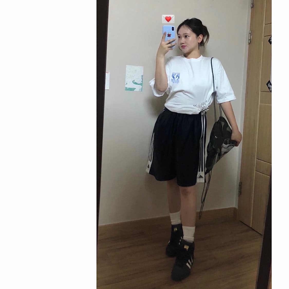 Adidas black track shorts 🖤  상품이미지7