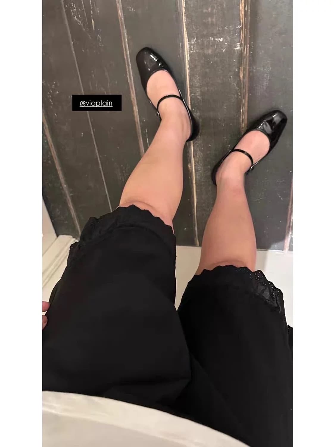 (s) 비아플레인 코튼 레이스 쇼츠 상품이미지1