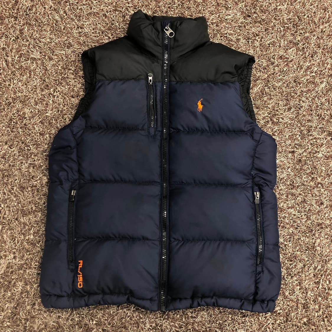 폴로 랄프로렌 덕다운 네이비 패딩 조끼 상품이미지1