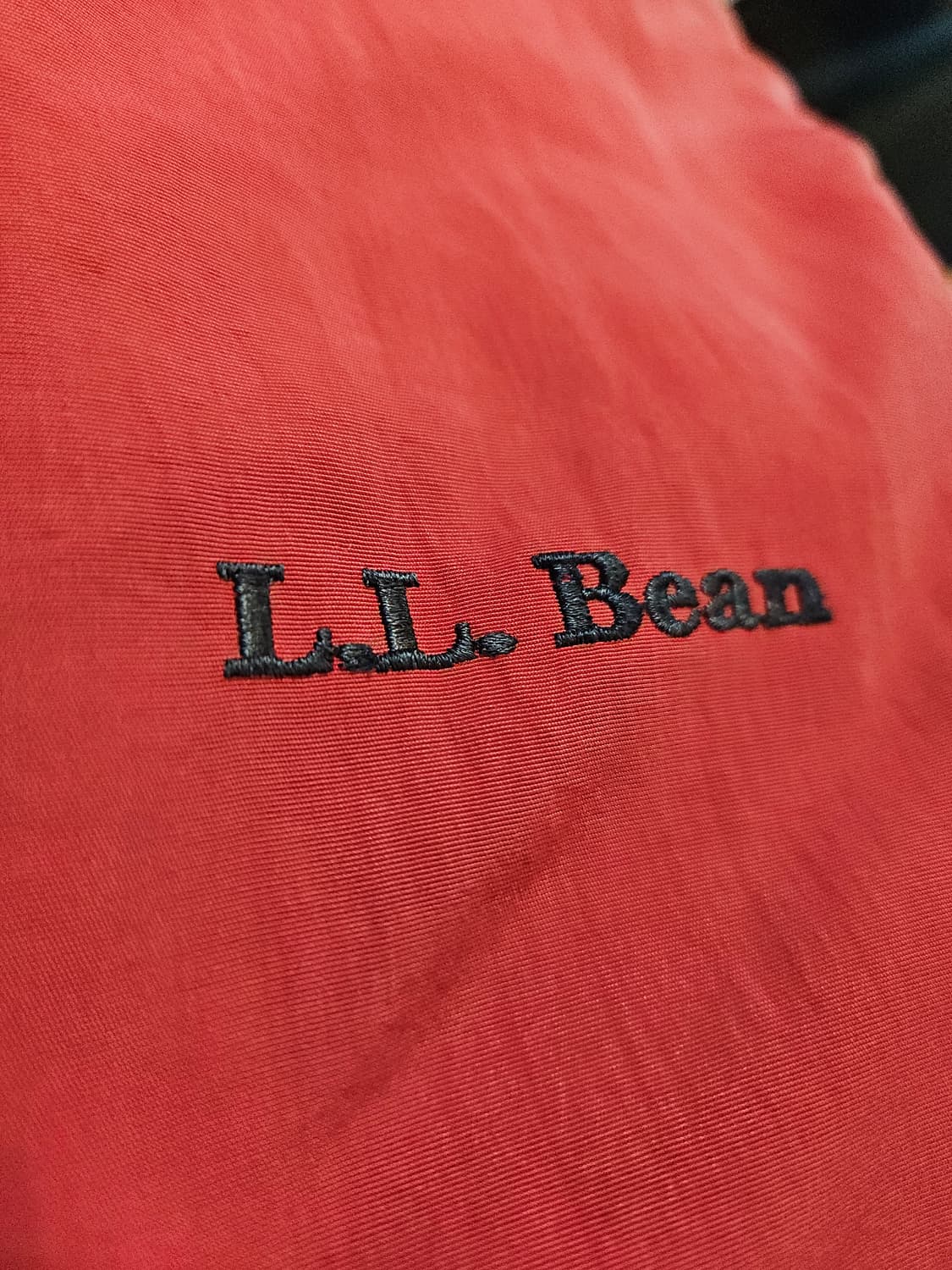L.L.Bean Nylon Zip-Up Jacket (Red/Navy) 상품이미지7