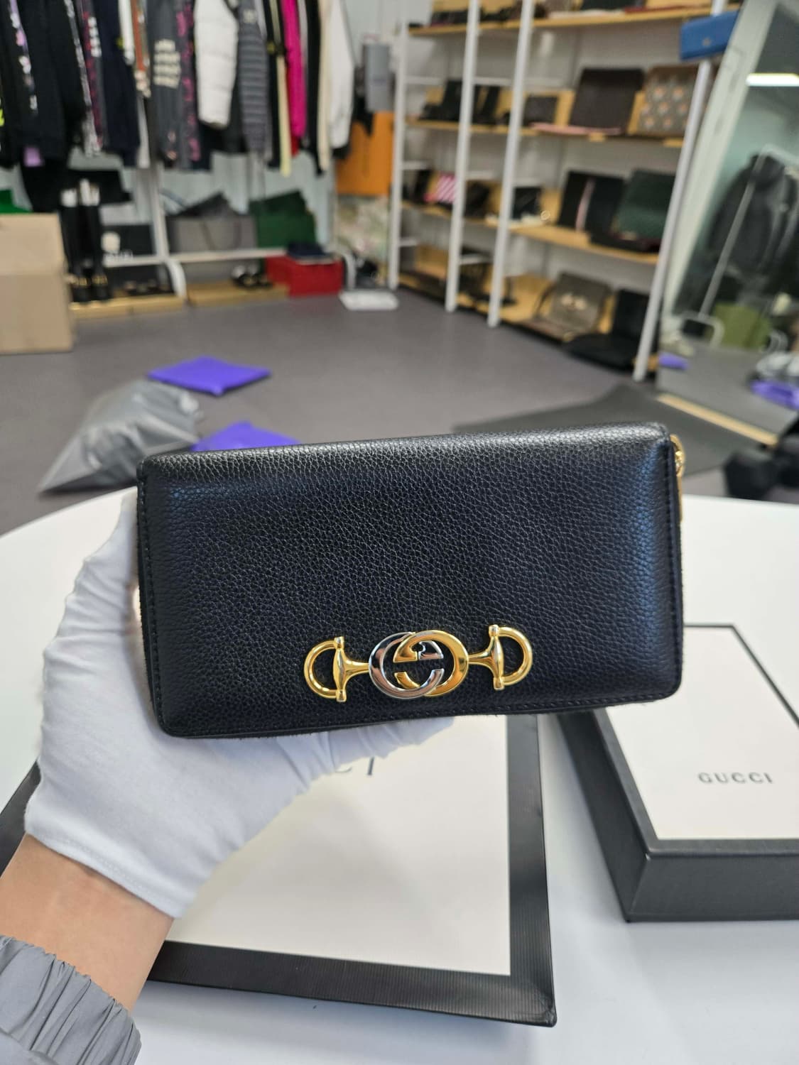 [보증서 정품]구찌 주미 장지갑 상품이미지1