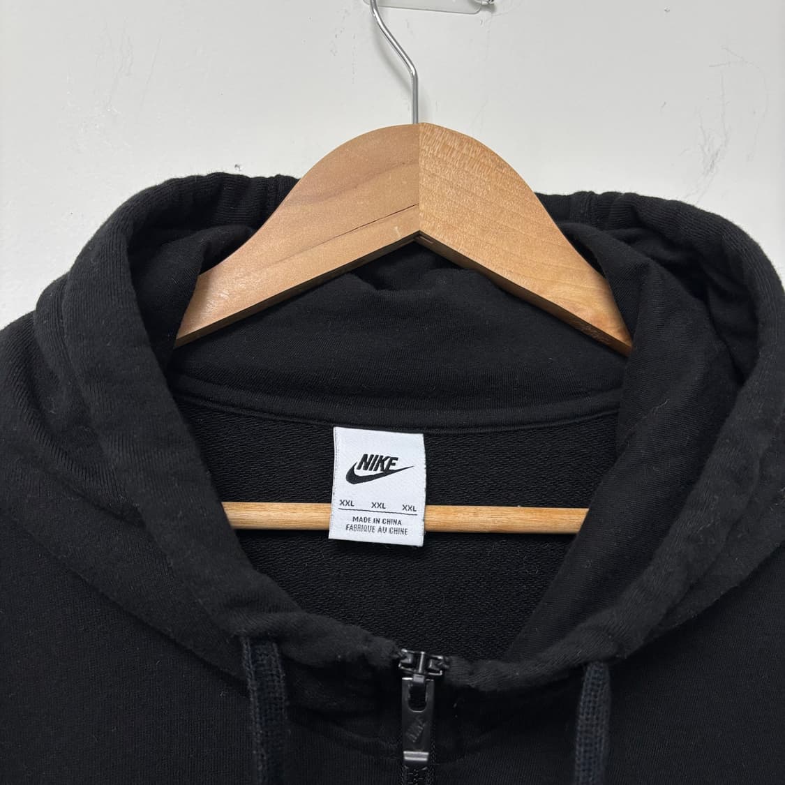 나이키 블랙 스우시 후드집업 상품이미지3