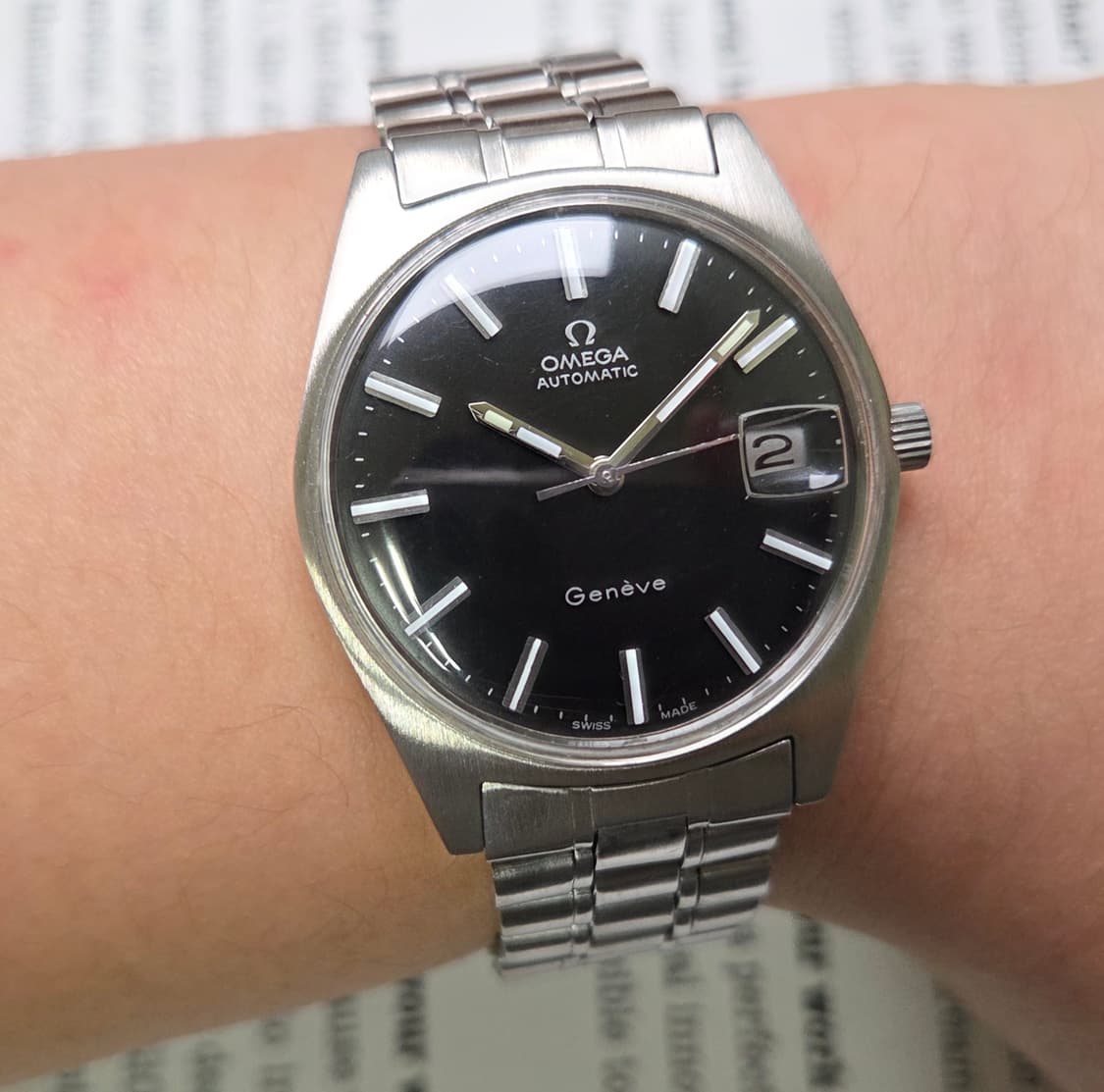 빈티지 오메가 제네브 단풍무브(cal.565) 브레이슬릿 ver. 상품이미지3