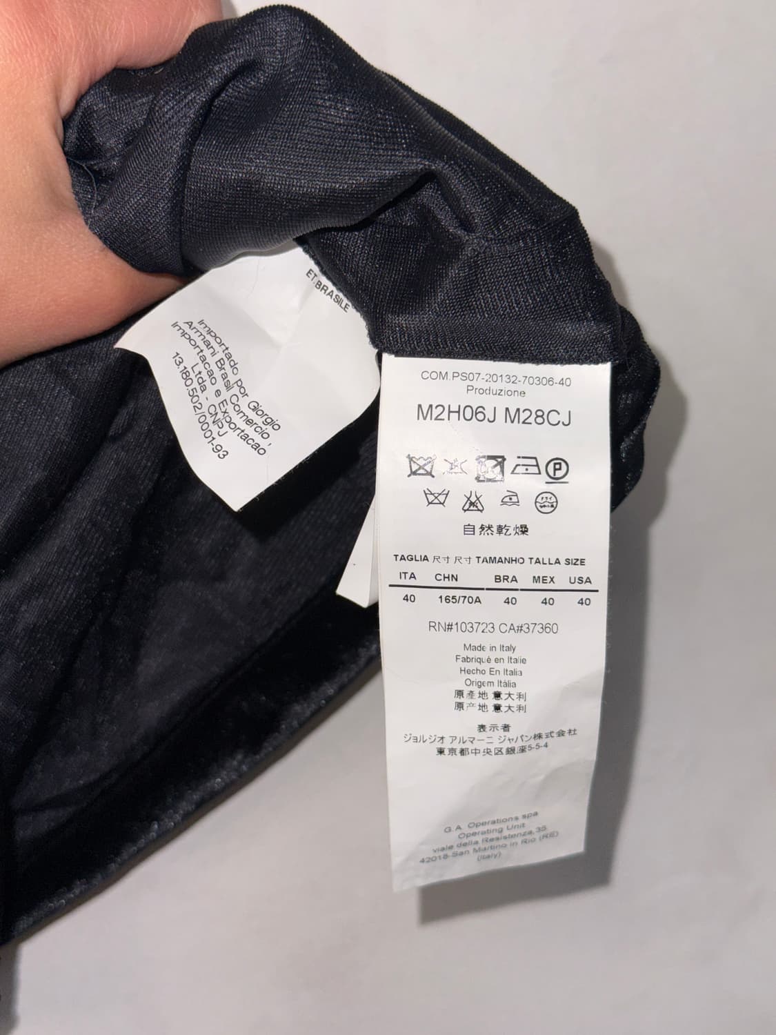 Emporio Armani velvet spangle sleeveless 상품이미지5