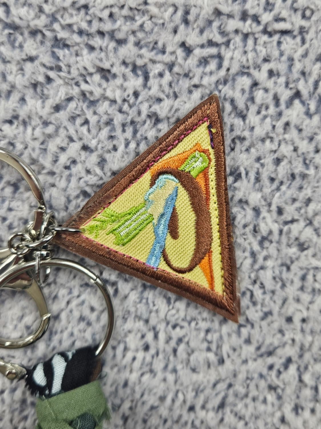 핸드메이드 커스텀 패치 반다나 카라비너 키링 ( OS ) / 11678 상품이미지4