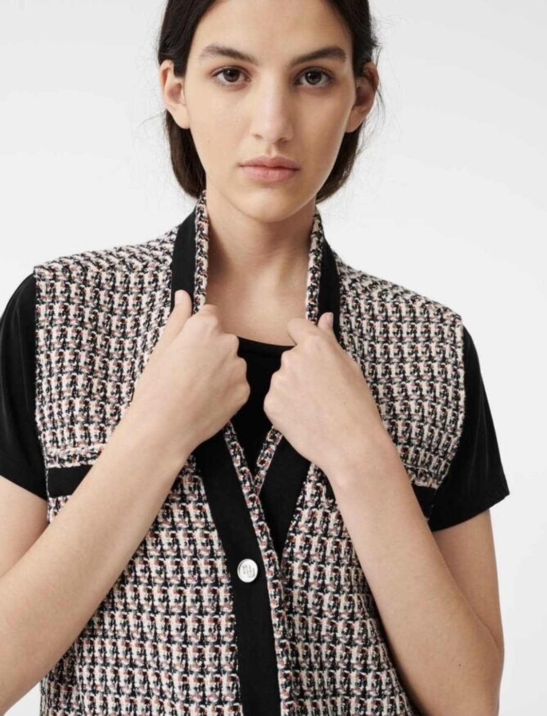 마쥬 maje 트위드 조끼 베스트 사이즈 36 상품이미지3