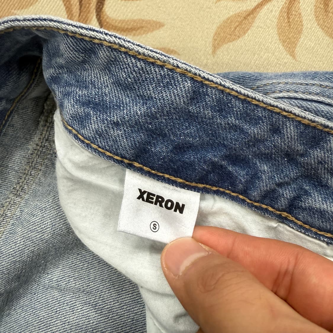 (S) 제론 XERON 절개 다트 데님 팬츠 상품이미지3